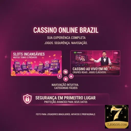 Tela do aplicativo cassino com promoções do 7jogos